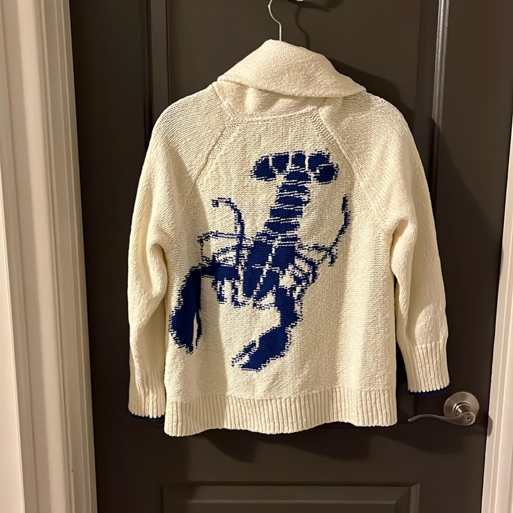 Mauve Lobster Cardigan